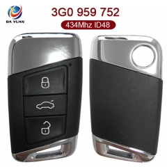 AK001084 Original for VW Magotan Smart Remote Key Keyless 3 Button 434MHz ID48 3G0 959 752