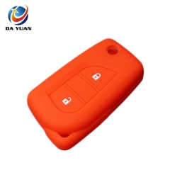 AS060019 Silicone Car Key Fob Case For Peugeot Car Key 2 Buttons