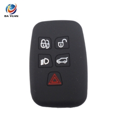 AS081002 Silicone Car Key  Cover For Range Rover 5 Button