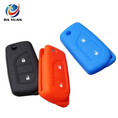 AS060019 Silicone Car Key Fob Case For Peugeot Car Key 2 Buttons