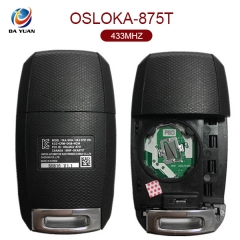 AK051025 For Kia Remote Flip Key For 2014-2017 Kia Soul 433MHZ OSLOKA-875T