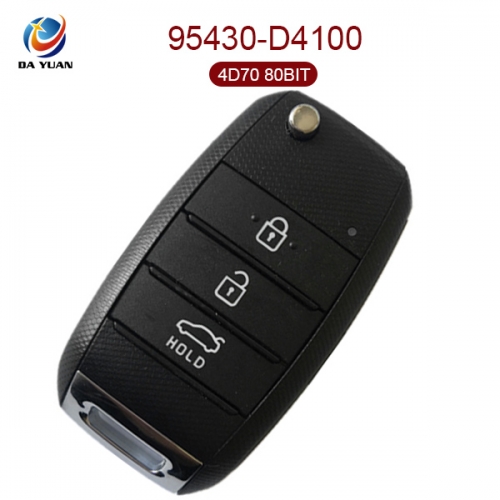 AK051031 for KIA Optima Flip Key 3 Button 433MHz 4D70 80BIT 95430-D4100