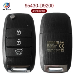 AK051035  Original Flip Key For Kia Sportage 3 Buttons 433 MHz 4D60 80Bit 95430-D9200