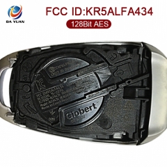 AK059005 Original for Alfa Romeo Smart Remote Key 3 Button 434MHz HITAG 128bit AES KR5ALFA434