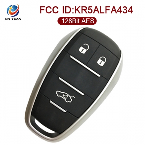 AK059005 Original for Alfa Romeo Smart Remote Key 3 Button 434MHz HITAG 128bit AES KR5ALFA434