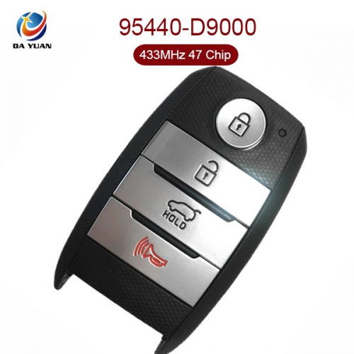 AK051047 for 2016-2018 KIA Sportage Smart Key 3+1 Button 433MHz ID47 Hitag3 95440-D9000(QL)