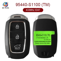 AK020088 Genuine For Hyundai Remote Smart Key FOB 95440-S1100 (TM) 433Mhz ID47 Chip