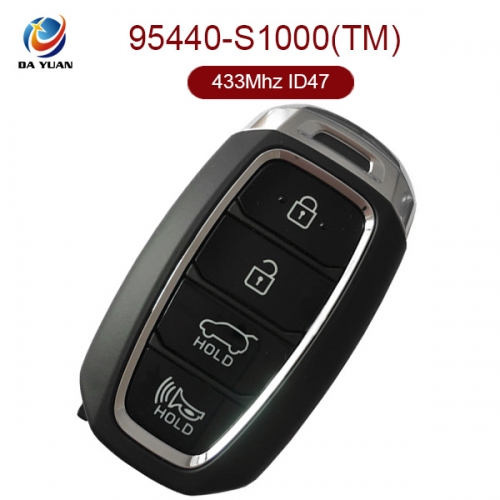 AK020089 for 2018+ Hyundai Santa Fe Smart Remote Key 4 Button 433MHz ID47 95440-S1000(TM)