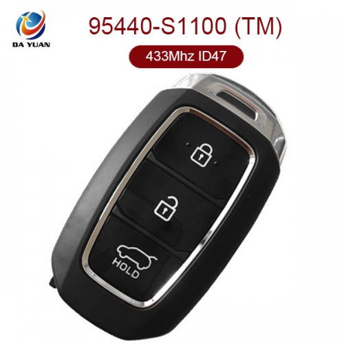 AK020088 Genuine For Hyundai Remote Smart Key FOB 95440-S1100 (TM) 433Mhz ID47 Chip
