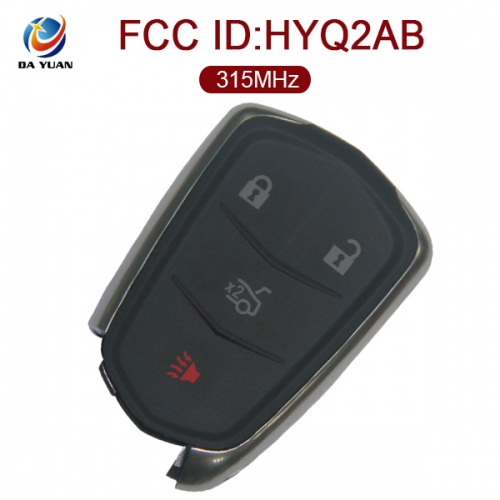 AK030010 for Cadillac ATS XTS CTX Smart Remote Key 3+1 Button 315MHz PCF7937E HYQ2AB 13598506