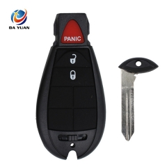 AS024001 for Dodge Smart Remote Key Shell 2+1 Button