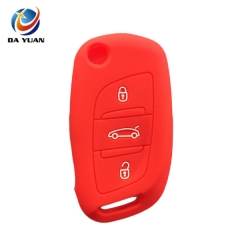 AS061011 Silicone Car Key Cover Holder For Citroen DS3 DS4 DS5 DS6 Flip Key