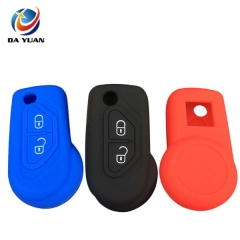 AS061014 silicone rubber car key cover  For Citroen DS3 Folding 2 button key cover