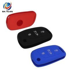 AS061013 Folding Remote Car Key Silicone Cover for Citroen DS3 DS4 DS5 DS6 Flip Key Case 3 Buttons FOB