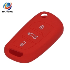 AS061013 Folding Remote Car Key Silicone Cover for Citroen DS3 DS4 DS5 DS6 Flip Key Case 3 Buttons FOB