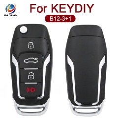 AK043046 B12-3+1 KEYDIY KD900 URG200 Remote Control 3+1 Button Key