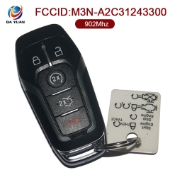AK018084 Ford /Mustang Smart Key 4+1 Button 902MHz FCC ID M3N-A2C31243300 Part Number FR3T-15K601-CA/DS7T-15K601-CM