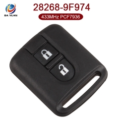 AK027069 for Nissan Almera Primera Remote Key 2 Button 433MHz PCF7936 28268-9F974