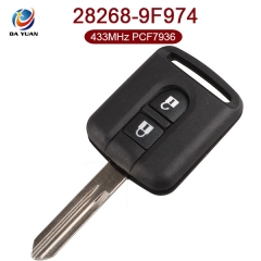 AK027069 for Nissan Almera Primera Remote Key 2 Button 433MHz PCF7936 28268-9F974