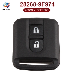 AK027069 for Nissan Almera Primera Remote Key 2 Button 433MHz PCF7936 28268-9F974