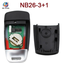 AK043058 NB26-3+1 Remote Key for KD900 URG200 KEYDIY