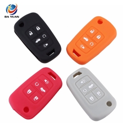 AS077007 3 Buttons Silicone Car Key Case Cover For Buick