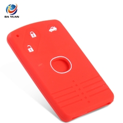 AS076014 3 Button Car Silicone Remote Smart Key Card Case Cover Fit For Mazda