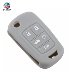 AS077007 3 Buttons Silicone Car Key Case Cover For Buick