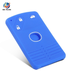 AS076014 3 Button Car Silicone Remote Smart Key Card Case Cover Fit For Mazda