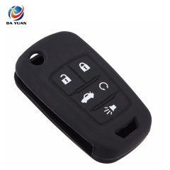 AS077007 3 Buttons Silicone Car Key Case Cover For Buick