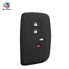AS082007 silicone rubber car key cover  for Lexus 4 button remote key