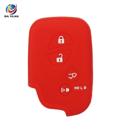 AS082003 New 4 Buttons Remote Smart Key Silicone Car Key Case Cover For Lexus