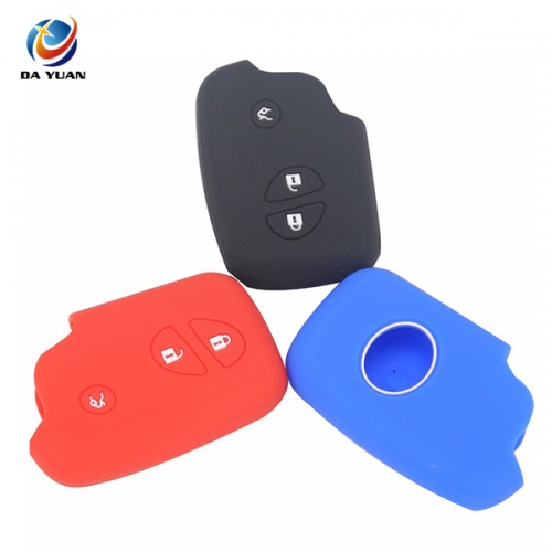 AS082005 Remote 3 Buttons Car Key Silicone Cover Case For Lexus