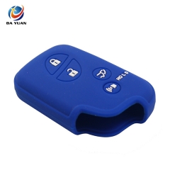 AS082003 New 4 Buttons Remote Smart Key Silicone Car Key Case Cover For Lexus