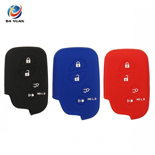 AS082003 New 4 Buttons Remote Smart Key Silicone Car Key Case Cover For Lexus