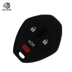 AS083004 4 Buttons Remote Rubber Silicone Car Key Cover for Mitsubishi