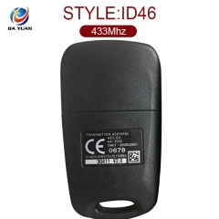 AK020019 Original for Hyundai i30 Remote Key 3 Button 433MHz PCF7936 HA-T005 CMIIT:2009DJ0651 95430-2L600