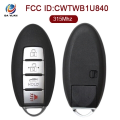 AK027057 for Nissan Versa Sentra Smart Key 3+1 Button 315MHz PCF7952 CWTWB1U840 285E3-3SG0D