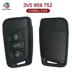 AK001085 Original for VW Skoda Smart Remote Key Keyless 3 Button 434MHz ID48 3V0 959 752