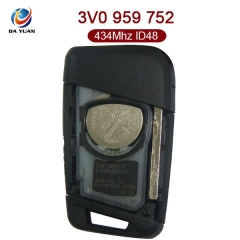 AK001085 Original for VW Skoda Smart Remote Key Keyless 3 Button 434MHz ID48 3V0 959 752