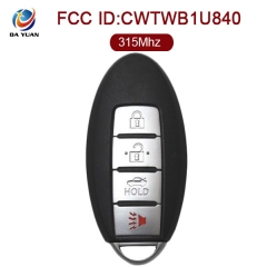 AK027057 for Nissan Versa Sentra Smart Key 3+1 Button 315MHz PCF7952 CWTWB1U840 285E3-3SG0D