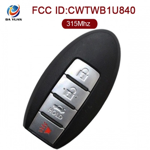 AK027057 for Nissan Versa Sentra Smart Key 3+1 Button 315MHz PCF7952 CWTWB1U840 285E3-3SG0D