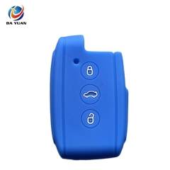 AS083015 Rubber Silicone car key cover For Mitsubishi 3 buttons key