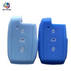 AS083015 Rubber Silicone car key cover For Mitsubishi 3 buttons key