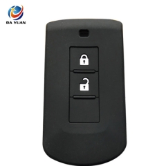 AS083013  silicone rubber car key  cover for Mitsubishi 2 buttons