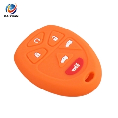 AS084005 Silicone Car Key Cover for Cadillac Remote Key 6 Button