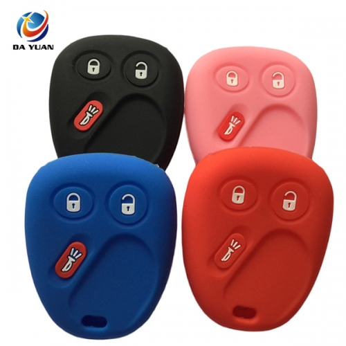 AS084004 Car Key Remote Shell For Cadillac Silicone 3 Button