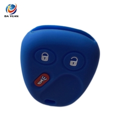 AS084004 Car Key Remote Shell For Cadillac Silicone 3 Button
