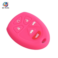 AS084005 Silicone Car Key Cover for Cadillac Remote Key 6 Button