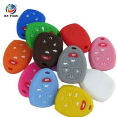 AS084005 Silicone Car Key Cover for Cadillac Remote Key 6 Button